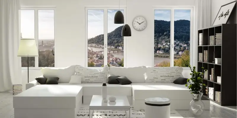 Infissi Drutex Iglo salone luminoso | Infissi Dema