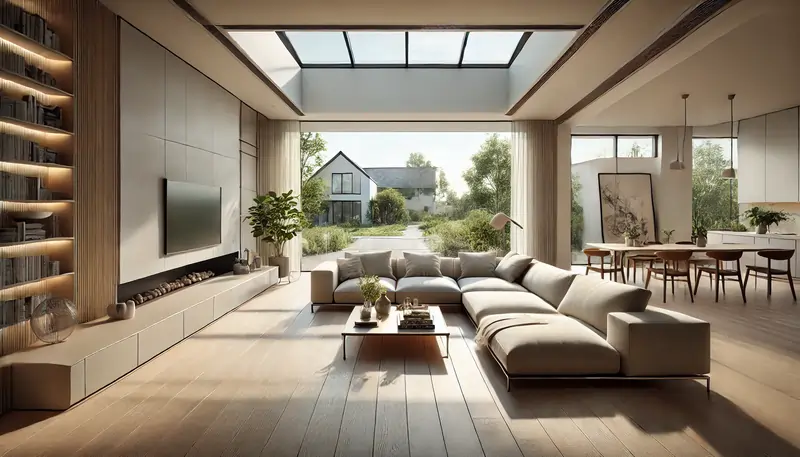Infissi in alluminio di una casa moderna | Infissidema