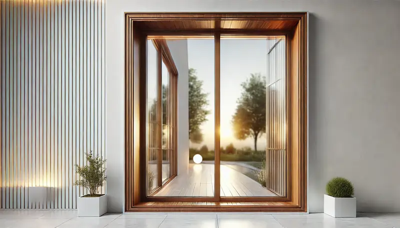 Infissi in PVC con effetto legno esempio | Infissidema