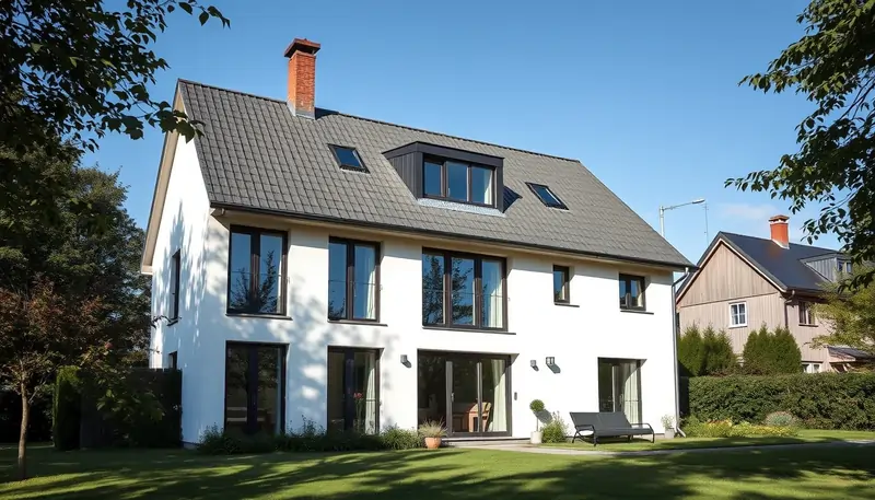Immagine di casa con infissi che favoriscono l'illuminazione naturale | Infissidema