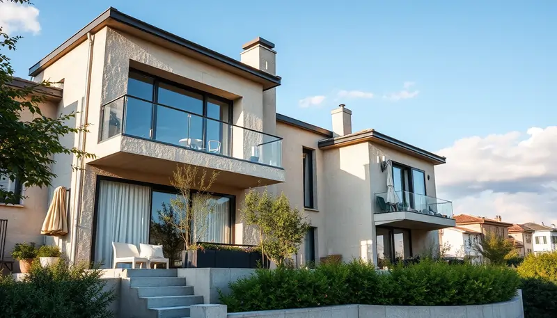 Casa con infissi e vetrate moderne | Infissidema