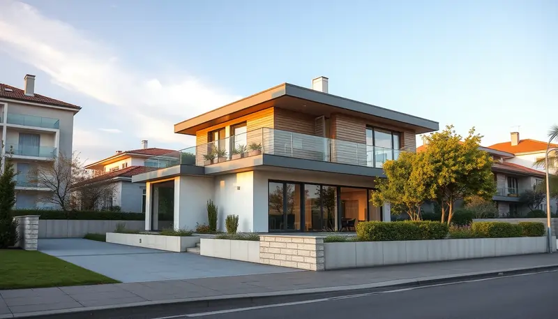 Immagine di casa con infissi antispiffero | Infissidema