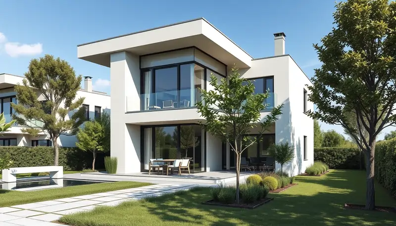 Immagine evocativa casa di alto valore immobili con infissi | Infissidema