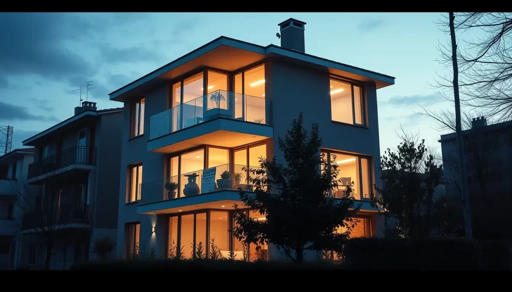 Casa con finestre con vetro selettivo: immagine evocativa | Infissidema