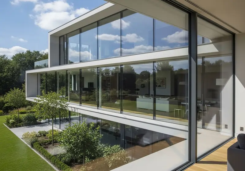Immagine evocativa vetro autopulente di una casa | Infissi DeMa
